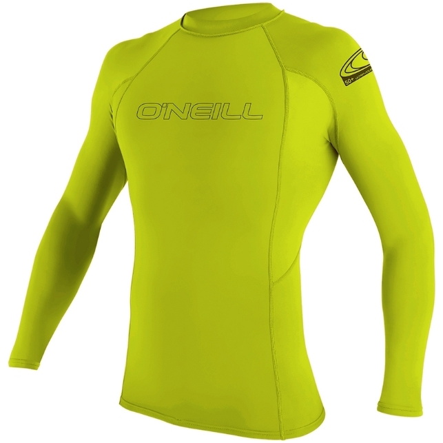 2026 O'Neill Youth Basic Skins Gilet Lycra à Manches Longues 3346 - Lime
